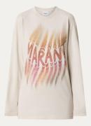 Isabel Marant Martine longsleeve met logoprint