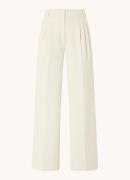 Co'Couture Vola high waist wide fit pantalon met stretch