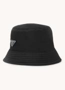 Prada Re-Nylon bucket hoed met logo