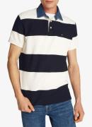 Tommy Hilfiger Regular fit polo met streepprint en structuur