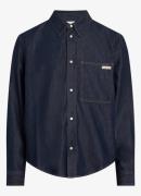 Calvin Klein Overshirt van denim met borstzak