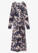 Reiss RIYO Printed Ruched Midi Dress