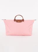 Longchamp Le Pliage Original handtas XL met leren details