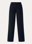 OPUS Mariena high waist wide fit pantalon met steekzakken