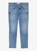 Marc O'Polo Mid waist cropped boyfriend jeans van biologisch katoen me...