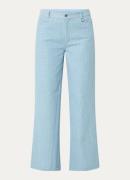 Dante 6 Pearldrop high waist wide leg jeans met pailletten