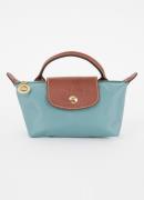 Longchamp Le Pliage handtas met leren details