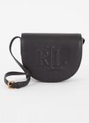 Ralph Lauren Witley M crossbodytas van leer met logoborduring