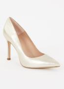 Unisa Toller pump van leer met metallic finish