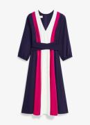 Hobbs Cora midi jurk met colour blocking