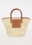 Jacquemus The Soli Basket shopper met leren details