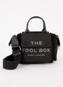 Marc Jacobs The Tool Box crossbodytas van canvas met leren details