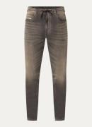 Diesel 2062 D-Strukt slim fit joggingbroek van denim met trekkoord