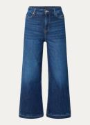 HUGO BOSS Marlene high waist loose fit cropped jeans met medium wassin...