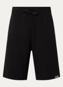 Armani Straight fit korte joggingbroek met logoband