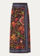 ba&sh Varper midi rok met grafische print