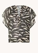 by-bar Vina tuniek met zebraprint