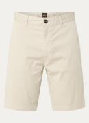 HUGO BOSS Straight fit korte chino met steekzakken