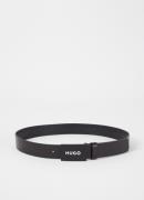 HUGO BOSS Gilao riem van leer met logo