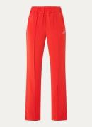 Co'Couture Amina high waist straight fit trackpants met logo