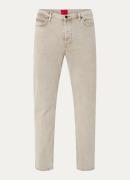 HUGO BOSS 634 tapered fit jeans met gekleurde wassing