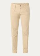 Profuomo Straight fit chino in lyocellblend met steekzakken