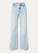 Fabienne Chapot Alex high waist wide leg jeans met lichte wassing