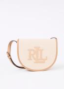 Ralph Lauren Witley M crossbodytas van leer met logoborduring