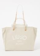 Liu Jo Shopper van canvas met logoborduring