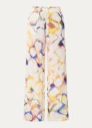 ba&sh Fipan high waist loose fit pantalon met print