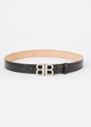 Balenciaga Riem van lamsleer met logo