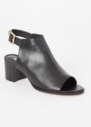 Dune London Joupin sandaal van leer met peep toe