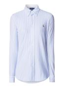 Ralph Lauren Heidi Oxford blouse van jersey met gestreept dessin