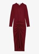 Reiss Ginny midi jurk met plooidetail