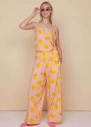 Snurk Lemon wide fit pyjamabroek met print