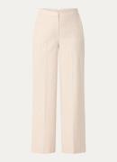 Aaiko Sonja high waist wide fit pantalon met krijtstreep