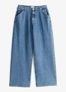 Tommy Hilfiger TH X SRG mid waist wide leg jeans met medium wassing