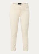 Claudia Sträter Mid waist skinny cropped broek in lyocellblend met ste...