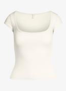 SKIMS Cotton Jersey t-shirt met rechthoekige hals