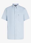 Tommy Hilfiger Seersucker regular fit overhemd met borstzak