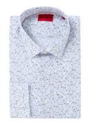 HUGO Kenno slim fit overhemd met print