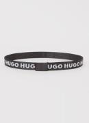 HUGO Garratt riem met logoprint