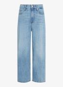 Tommy Hilfiger High waist wide leg cropped jeans met steekzakken