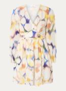ba&sh Fredy mini tuniekjurk met V-hals en print