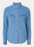 Levi's Blouse in linnenblend met borstzakken