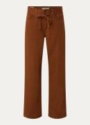 Levi's High waist straight leg jeans in linnenblend