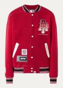 Aape Baseball jack met logoborduring