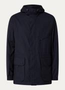 Armani Parka met capuchon en klepzakken