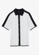 Reiss Dunwich regular fit fijngebreide overhemd met streepprint