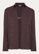 Jacquemus La Chemise Notte blouse met slangenprint